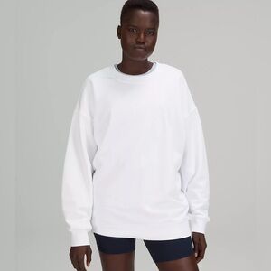 lululemon athletica White Crew Neck Sweater
